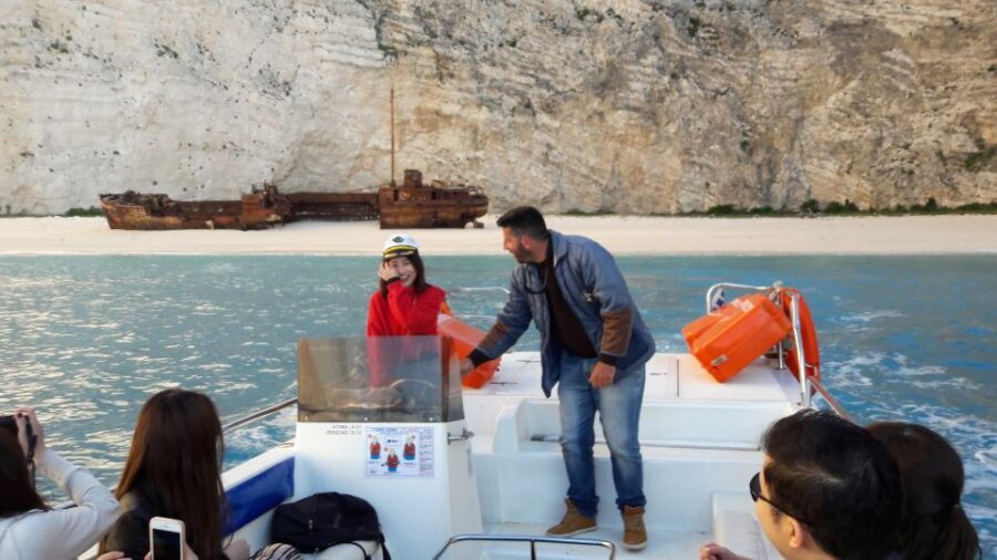 From St.Nikolaos: Boat Cruise to Navagio Beach & Blue Caves - Meeting at Orizodes Restaurant: how to avoid the start-of-day scramble