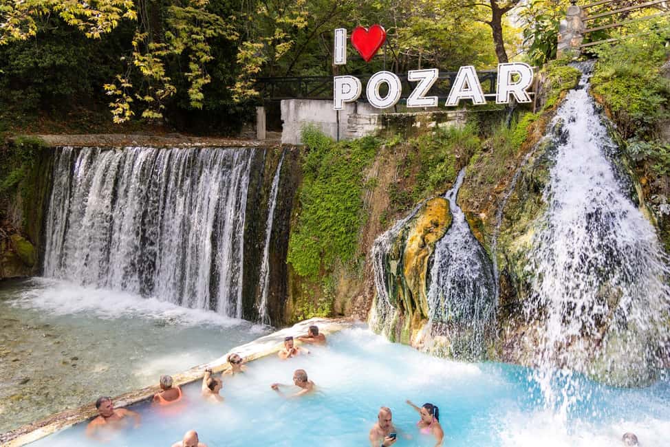 From Thessaloniki: Pozar Baths & Edessa Waterfalls - Key points at a glance