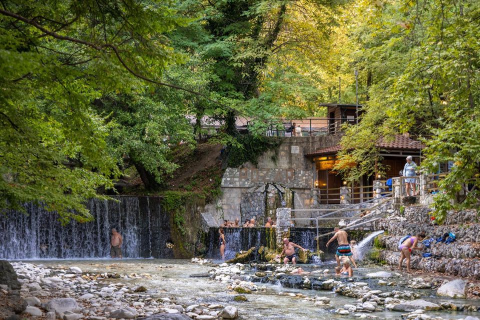 From Thessaloniki: Pozar Baths & Edessa Waterfalls - Karanos Waterfall and the Edessa water park