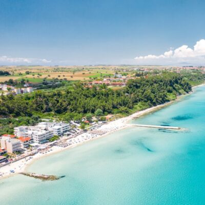 From Thessaloniki: Private Day Trip to Kassandra Chalkidiki - Hanioti Beach gives you real beach time