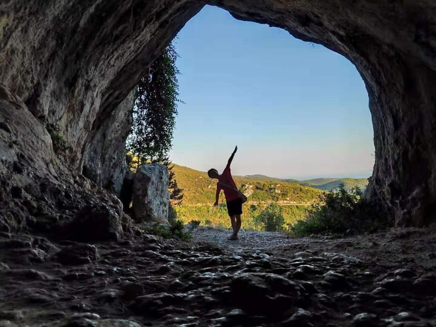 From Zakynthos: Sunset Tour to Agalas and Damianos Cave - Sunset at the Stone-Built Rest Area: The Ionian Sea Turns Cinematic