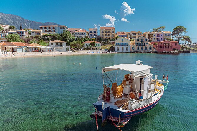 Full-Day Assos & Fiscardo Island Tour in Kefalonia - Fiscardo, pretty waterfront and lunch time