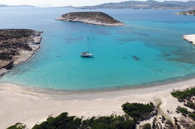Full Day Boat Tour Around Milos and Poliegos - Poliegos: an hour in clear island water