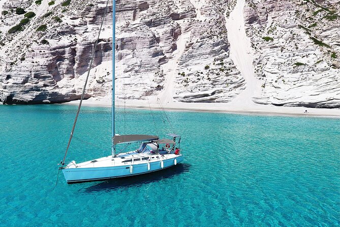 Full Day Boat Tour Around Milos and Poliegos - Kleftiko: the signature Milos scene