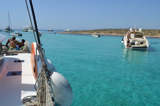 Full Day Catamaran Cruise in Paros - Stop 2: Faneromeni Beach at Antiparos for rock views and BBQ lunch