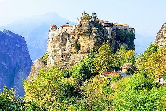 Full day Meteora private tour - Arriving at Meteora and its rock-top monasteries