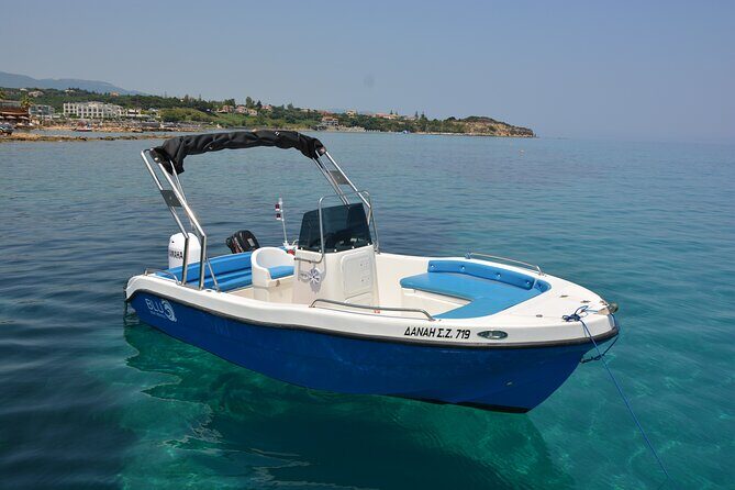 Full-Day Private Boat Rental in Tsilivi – No License Needed - GPS, Maps, and That First-Session Confidence Boost