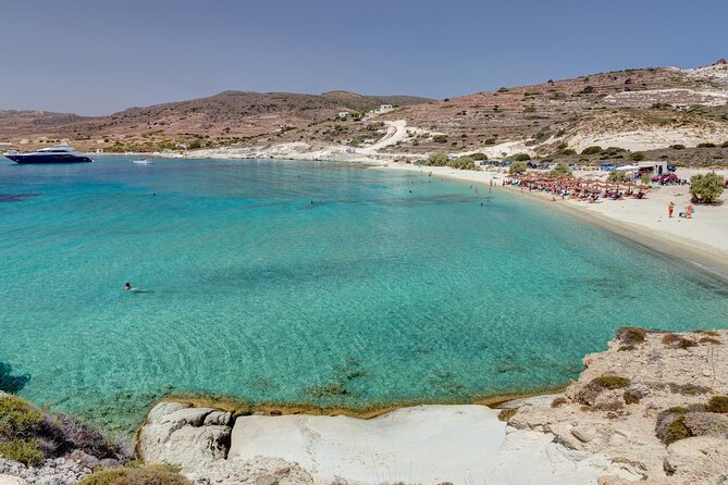 Full Day Private Cruise Milos, Kimolos and Polyaigos - A private route through Milos and its neighboring islands