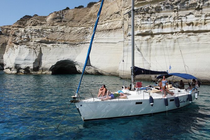 Full day private sailing cruise around Milos island - Food, drinks, and what to bring