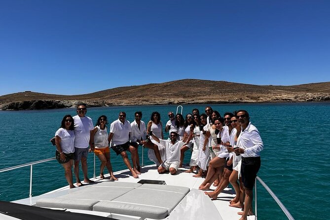 Full Day Private Yacht Cruise in Mykonos on a Ferretti Altura 52s - Delos and other costs to confirm