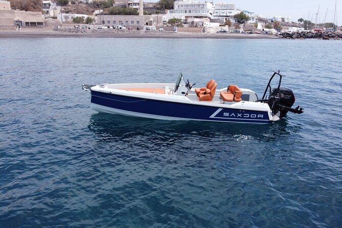 Full Day Rental in Santorini with Saxdor Luxury Boat - Choosing your own Santorini route