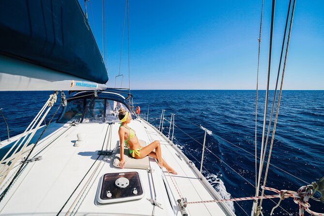 Full Day Yacht Tour in Rhodes - Ladiko, or possibly Traounou Beach