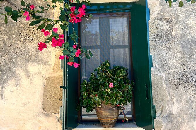 Gastronomy tour and wine tasting in traditional villages - Stop 2: Fres for sheep-milk ice cream, carob, graviera, and raki