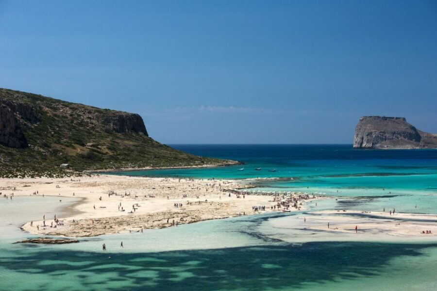 Georgioupolis: Balos and Gramvousa Trip Without Boat Ticket - Balos Beach: When the Photos Meet the Crowd Reality