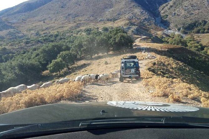 Georgioupolis Safari Off Road Tours Outdoor Activities Land Rover Defender - Myriokephala Monastery and the Village Café Moment