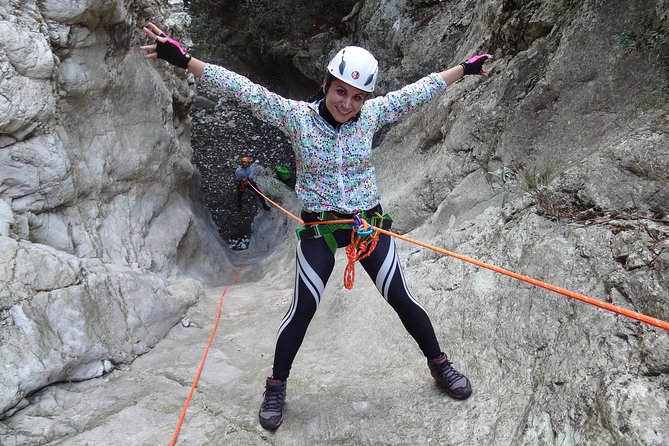 Gerakina Canyon - Seventeen rappels, including a 30-meter descent