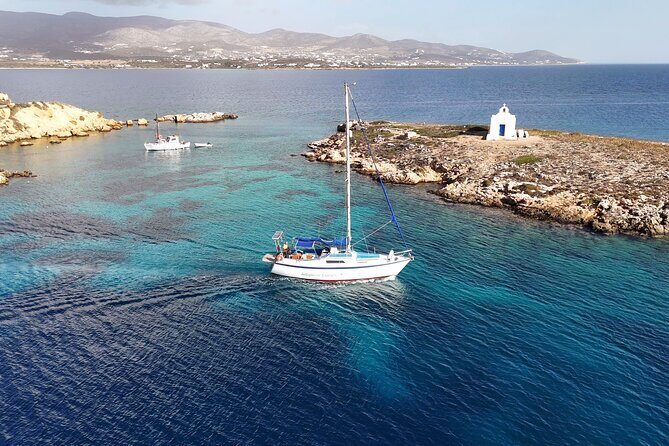 Glaraki Private Day Cruise - Antiparos and Mastichari cave: sea cave scenery and the cliff-jump question