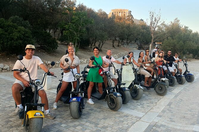 GoPro Adventure Tour in Acropolis area by E-Scooter - Old Athens streets around the Acropolis