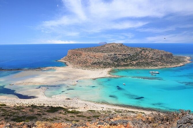 GRAMVOUSA and BALOS Boat & Beach & Lunch on CRETE - Balos Lagoon and the 50-meter shore transfer