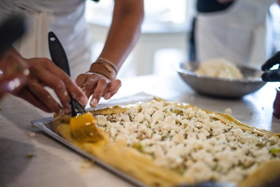 Greek Cooking Class with a Local Chef, Wine, & Meal in Drios - The Recipes You Take Home (So You Can Cook It Again)