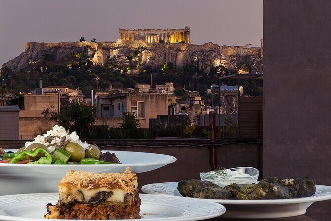 Greek Meze Cooking class and dinner with an Acropolis view - A 3-Hour Meze Class With Real Acropolis View Time