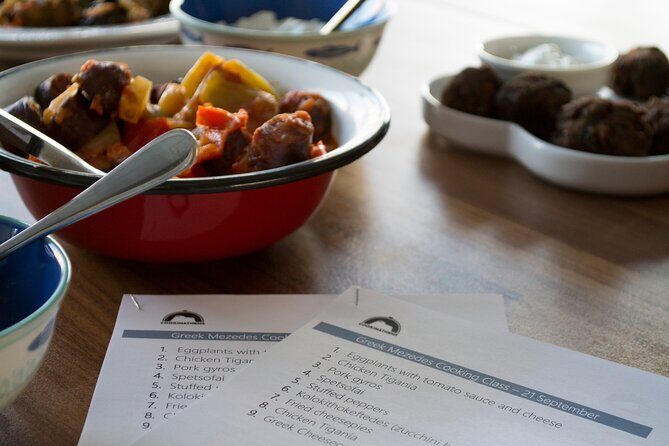Greek Meze Cooking class and dinner with an Acropolis view - Diet Needs: How Vegetarian and Vegan Works Here