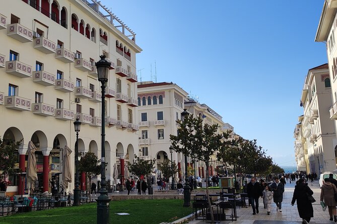 Greek Ouzo and Meze Food Tour With A Local - Rotunda and White Tower add a sightseeing frame