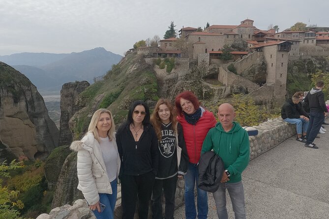 Guided all day tour to Meteora rocks & Monasteries - Lunch in Kalambaka and the return to Ioannina