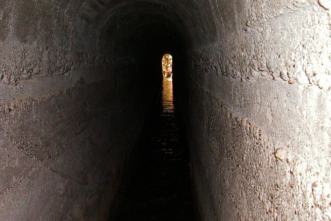 Guided Bus Trip to Lindos village & 7 Springs - Stop 1: Epta Piges Seven Springs and the 186m tunnel walk