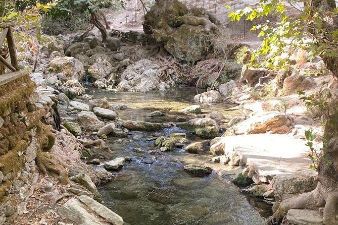 Guided hike to the seven springs from Archangelos - The Ancient Dam Moment: Where the Hike Gets “Oh, That’s Why”