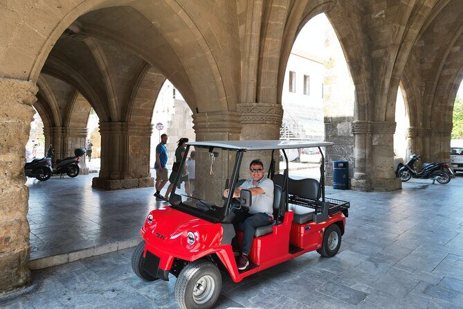 Guided Private Golf Cart Tour in Old Town of Rhodes - Rhodes Town Harbor Area: Port Views, Town Hall Buildings, and the Colossus Connection