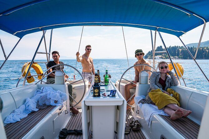 Guided Sailing Yacht Trip in Corfu Island - Nisaki and the Blue Cave: short cave time with bright light