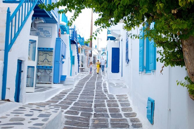 Guided Walking Tour Mykonos, Little Venice, Windmills, Beaches - Little Venice above the Aegean
