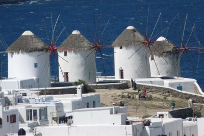 Guided Walking Tour Mykonos, Little Venice, Windmills, Beaches - Kato Milli and the seven windmills