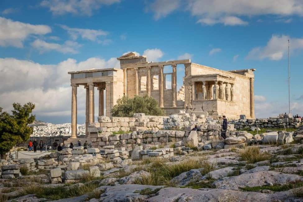 Guided walking tour of Acropolis with transportation - Views over Athens and the sea