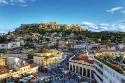Guided walking tour of Acropolis with transportation - Walking through the Acropolis complex