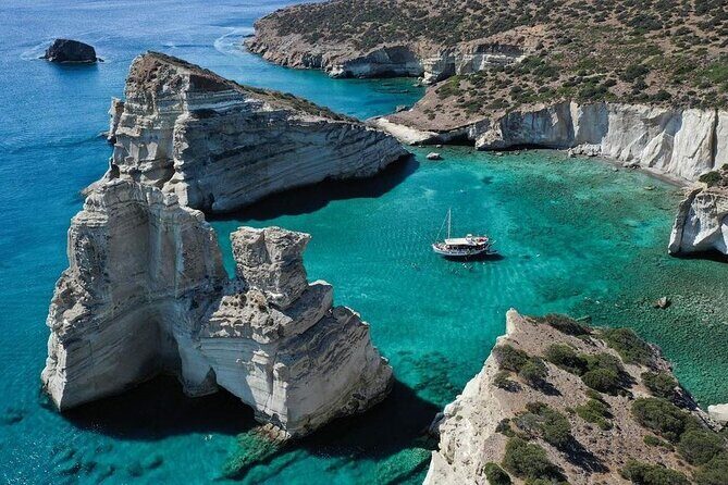 Half Day Boat Tour to Kleftiko Milos - Kleftiko Beach and the caves: the main event