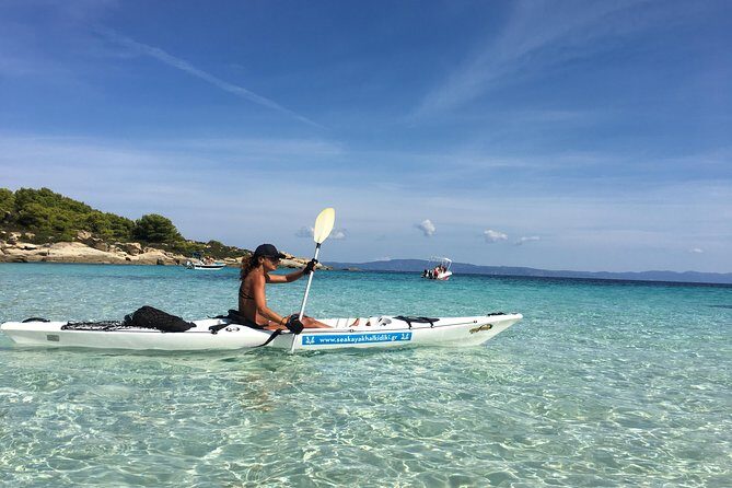 Half Day Kayak Trip - Second Stop on Diaporos Island: Short Beach Time and Refreshing Water