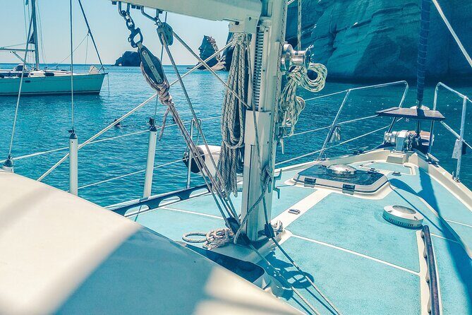 Half-Day Private Romantic Sailing Getaway to Kleftiko - Gerontas: the quiet payoff stop for photos and that postcard feeling