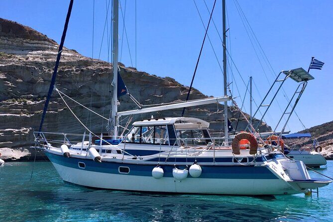 Half-Day Private Romantic Sailing Getaway to Kleftiko - Tsigrado and Firiplaka: when the coast turns into a choose-your-own-adventure