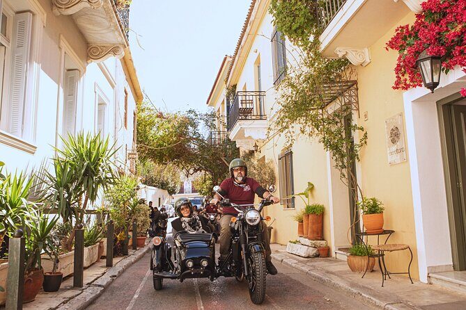 Half Day Sidecar Private Tour to Cape Sounio & Temple of Poseidon - Stop 4: Plaka under the Acropolis for food and walking tips