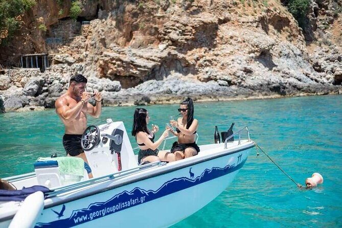 Half-Day Small-Group Boat Safari in Crete - Omprogialos coastal cruise: sea views plus cave sightseeing