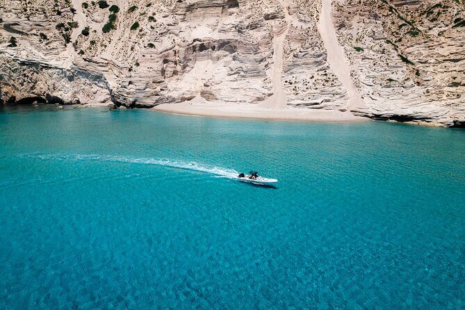 Half-Day Small-Group Motorboat Rib Cruise to Kleftiko - Why Milos by RIB is the fast way to reach beaches