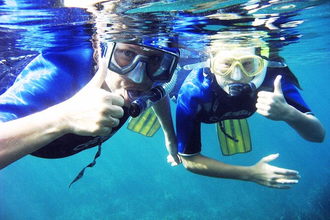 Half Day Snorkelling Experience with a dive boat in Kos Greece - The briefing and getting comfortable in the water