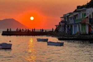 Half-Day Sunset Cruise Catamaran to Kleftiko with Lunch - The Sykia open-top cave: Sunlight trick and the fig tree theme