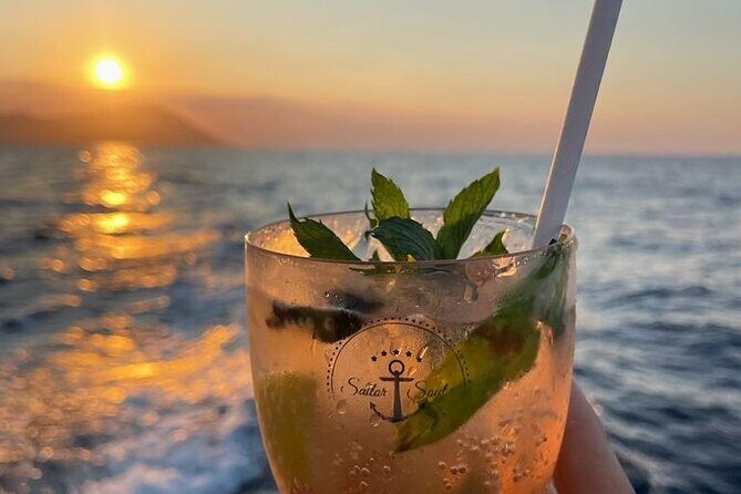 Half-Day Sunset Cruise Catamaran to Kleftiko with Lunch - Kalogries Beach: A boat-only swim break on the west side