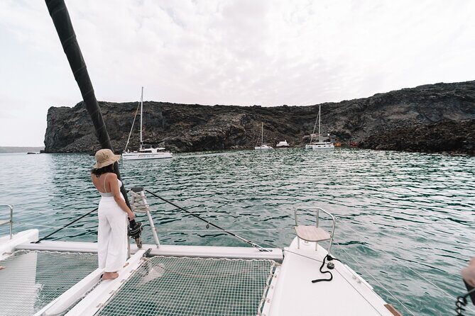 Half-Day Tailor-made Private Catamaran Cruise in Santorini - Santorini Volcano: short time, big symbolism