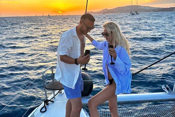 Half-Day Tailor-made Private Catamaran Cruise in Santorini - Food on board: where the crew really makes the trip