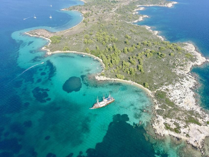 Halkidiki: Blue Lagoon Cruise on a Pirate's Boat - Pirate-Boat Morning: MENIA MARIA III at Ormos Panagias