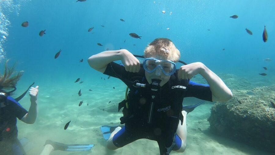 Heraklion: Beginner Scuba Diving Lesson with PADI Instructor - The 2.5-hour flow: pickup to underwater practice to bay time